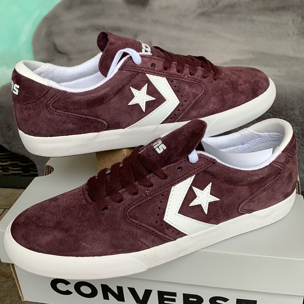 CONVERSE CHECKPOINT PRO OX BLACK CURRANT/WHITE MEN - Picture 8 of 16